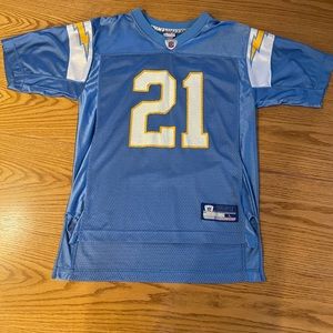 Reebok NFL Chargers Ladanian Tomlinson Jersey Youth L Powder Blue